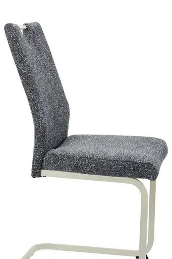 Freischwinger - Stoff, Dunkelgrau