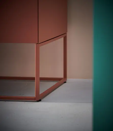 Sideboard Catona - Lack matt, Weinbeere