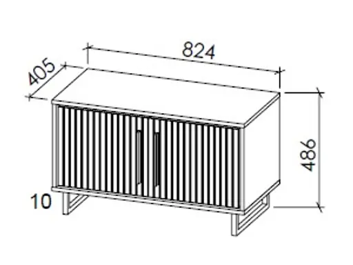 Schuhbank- Eiche Dekor