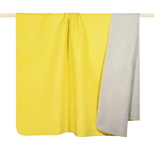 Wende-Decke - BL ca. 150x200 cm, Gelb