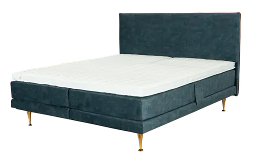 Boxspringbett mit Motor - Liegefläche ca. 180x200 cm, Petrol