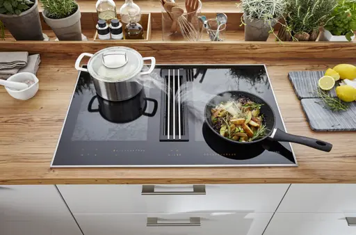 U-Küche 56.100 GL 9 519, Kristallgrau Lack Hochglanz