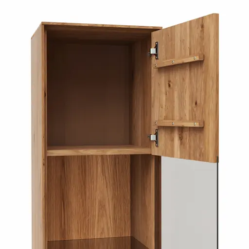 Vitrine Saratoga - rechts, Wildeiche massiv, natur geölt