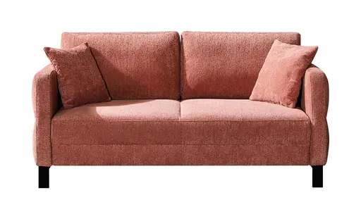 Doppelliege - Schlaffunktion, Stoff, Lachfarben