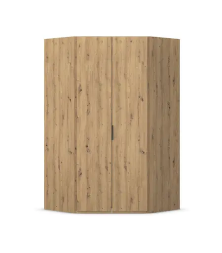 Eckschrank ROVERO- B ca. 127 cm, Eiche Dekor