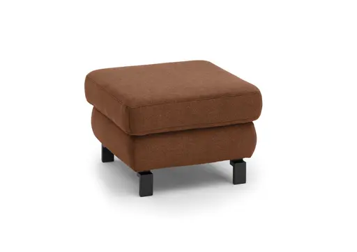 Hocker CALM PLUS 2.0 - BL ca. 66x66 cm, Stoff, Kupfer