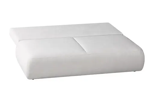 Querschläfer - Schlaffunktion mit Bettkasten, Stoff, Natur