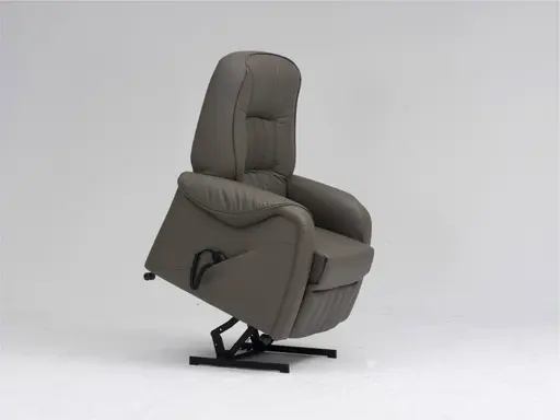 Sessel - Relaxfunktion 2-motorisch, Aufstehhilfe, Leder, Braun