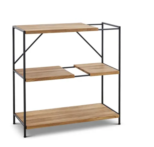 Regal Hartford - Eiche massiv, natur geölt