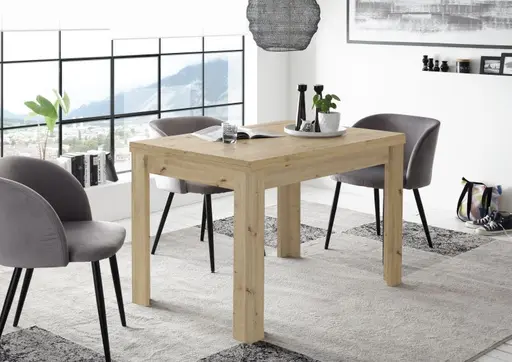 Esstisch - ausziehbar, LB ca. 110x60 cm, Eiche Dekor