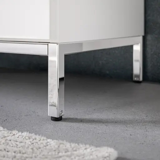 Vitrine - inkl.LED-Beleuchtung, Weiß