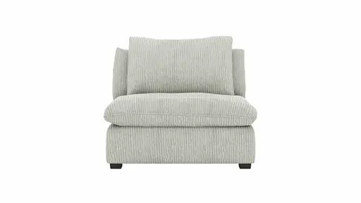 Sessel Ulf - Cord, Hellgrau