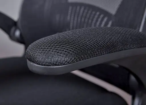 Drehstuhl - drehbar, höhenverstellbar, Stoff, Schwarz