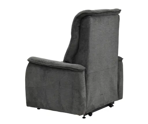 TV-Sessel MIKLAS - Aufstehhilfe, Relaxfunktion, Stoff, Grau