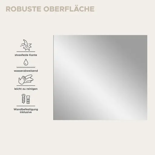 Spiegel - LB ca. 80x73 cm