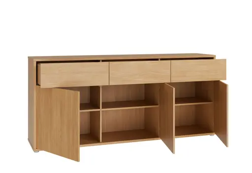 Sideboard FAID- B ca. 184 cm, Sandeiche Dekor