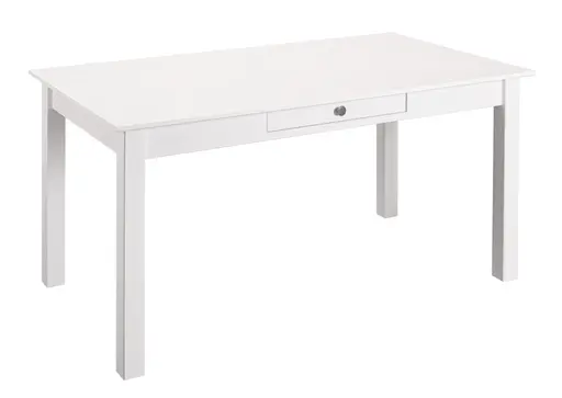 Esstisch - LB ca. 145x80 cm, Weiß