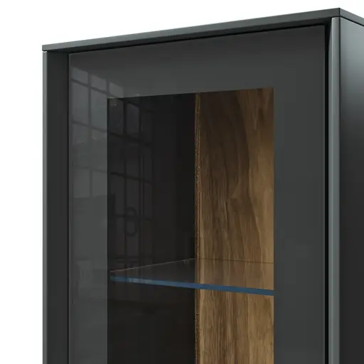 Wohnwand Parano - Lack, Anthrazit