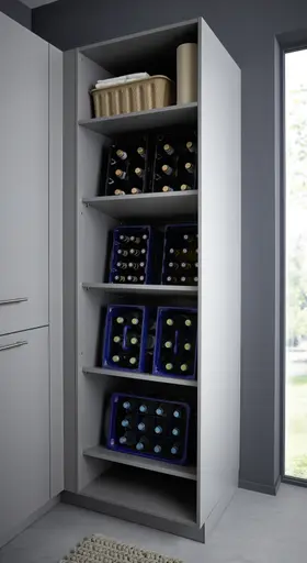 Hauswirtschaftsraum 50.100 CO 6 525, Achatgrau