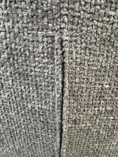 Armlehnstuhl MILENA - drehbar, Stoff, Silberfarben