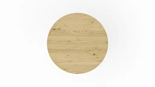 Esstisch Phoenix - LBH ca. 120x120x75 cm, Eiche massiv, Bianco geölt