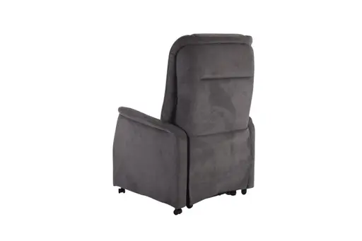 TV-Sessel MANDO - Aufstehhilfe, Relaxfunktion, Kopfteilverstellung, Stoff, Grau