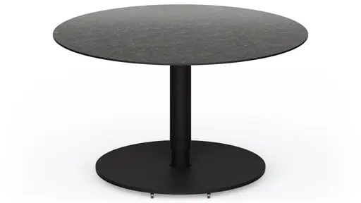 Couchtisch Camas - LBH ca. 75x75x42 cm, Keramik, Schwarz