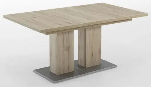 Esstisch - ausziehbar, LB. ca. 160x95cm, Dekor Eiche