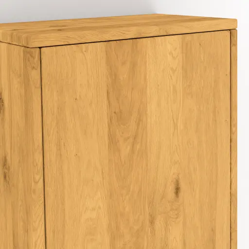 Hängevitrine Savannah - Wildeiche massiv, natur geölt