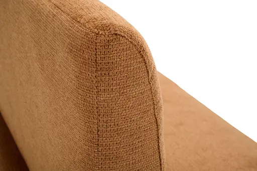 Polsterbank - Breite ca. 180 cm, Stoff, Cognac