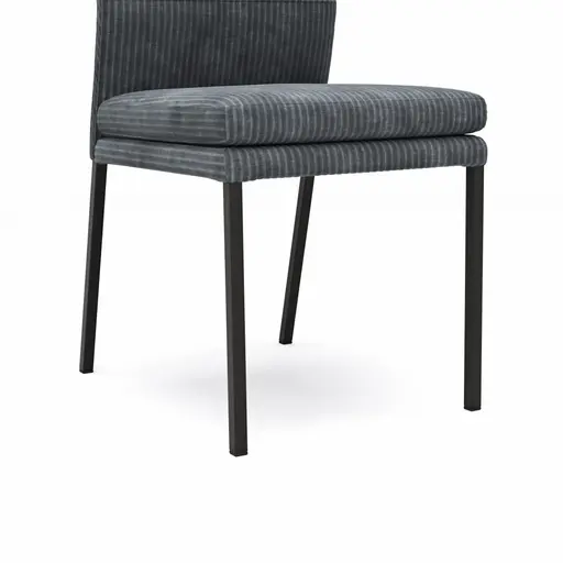 Stuhl Carry - Stoff, Dunkelgrau