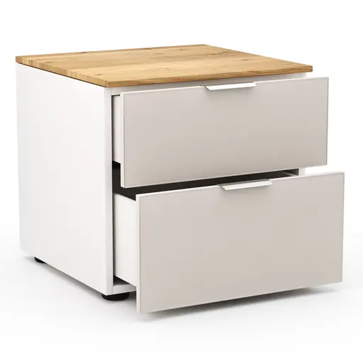 Nachttisch Colorado Beimöbel - BHL ca. 45x42x43 cm, Rosé