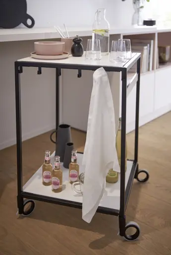 Wohnküche 56.210 CO 4 523, Kristallweiß matt 