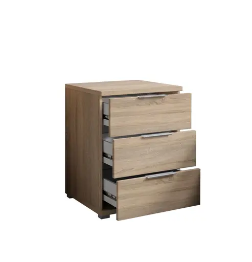 Nachtkommode- Sandeiche Dekor