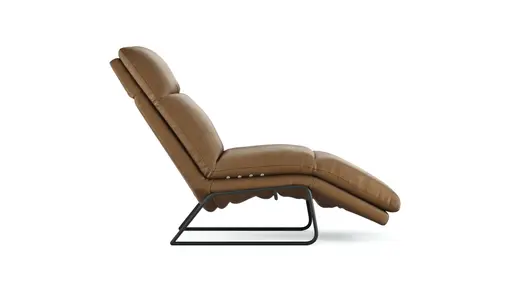 Liege Ferdinand - inkl. Relaxfunktion (motorisch), Leder, Tabakbraun