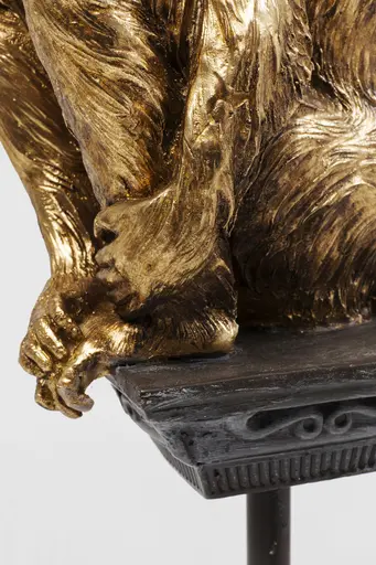 Deko-Figur- BHT ca. 32x109x21 cm, Goldfarben, Schwarz