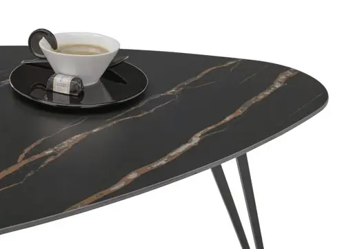 Couchtisch - 2er Set, Stein, Dunkel