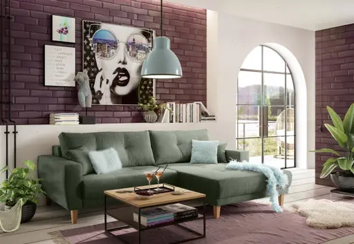 Couchtisch - LB ca. 70x70 cm, Wildeiche Massiv, Schwarz