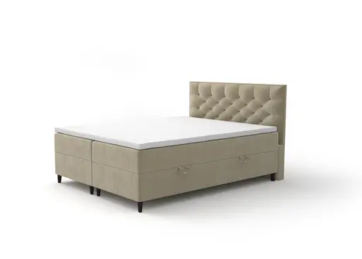 Boxbett- Liegefläche ca. 140x200 cm, Taupe
