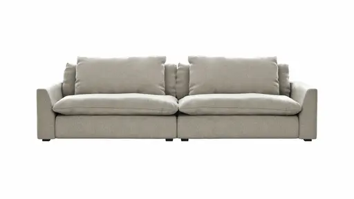 Sofa Ulf - 3,5-Sitzer, Stoff, Beige