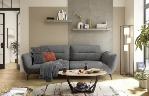 Couchtisch - LB ca. 100x60 cm, Artisan Eiche Nachbildung, Schwarz