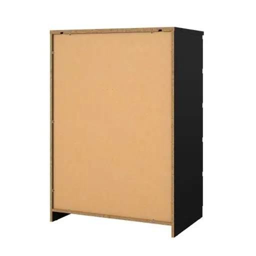 Kommode - B ca. 77 cm, Schwarz