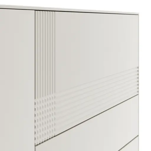 Sideboard Colore - B ca. 200 cm, Lack, Weiß