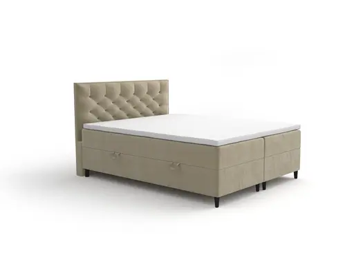 Boxbett- Liegefläche ca. 140x200 cm, Taupe