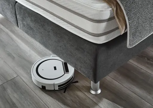 Boxspringbett - Liegefläche ca. 180x200 cm, Stoff, Anthrazit