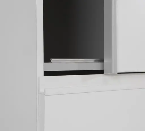 Schwebetürenschrank FJOLLA - B ca. 200,1 cm, Weiß