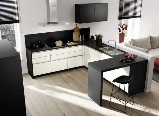 U-Küche 51.210 CO 2 524, weiß