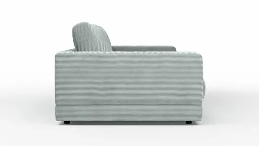 Sofa Juni - 3-Sitzer, Cord, Hellblau
