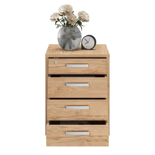 Rollcontainer- B ca.48 cm, Eiche Dekor