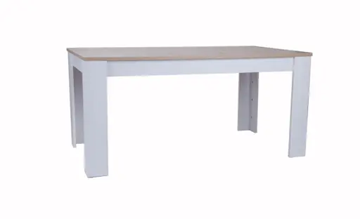 Esstisch - ausziehbar, B/H/T ca. 160x76x90 cm, Eiche Dekor